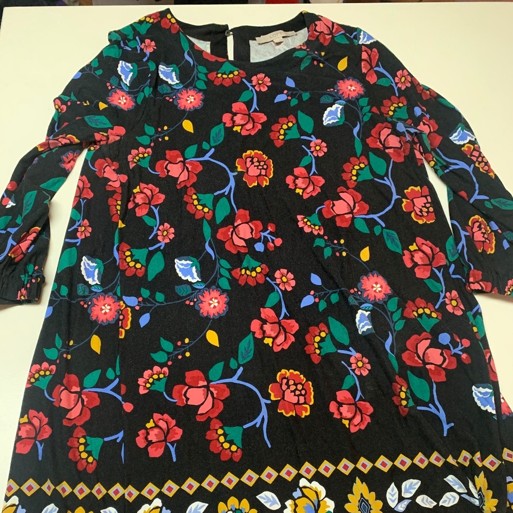Casual Loft Dress Size Large Petite